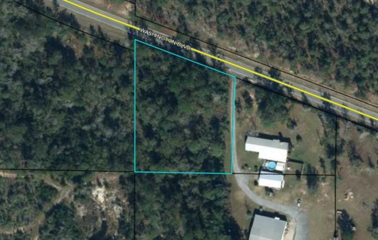 5 min to golf, 40 min to Gulf!  1.44 acres – site built or manufactured homes